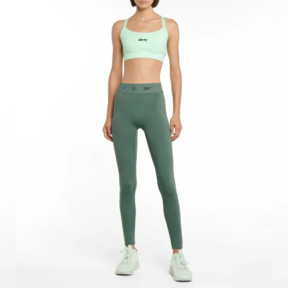 🟢 Reebok x Victoria Beckham green legging XS - Picture 8 of 11